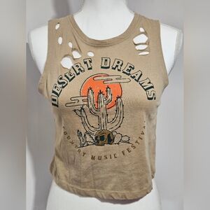 Desert Dreams Tan Tank Top